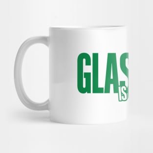 Glasgow is Green and White Mug